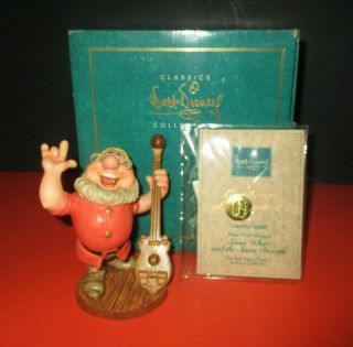 Wdcc Porcelain Figurine Snow White Seven Dwarfs Cheerful Leader Box N948 Qq