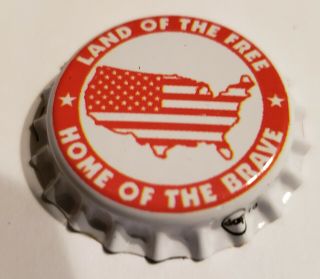 100 USA Homebrew Beer Bottle Caps Patriotic Military Army Home Brew 2