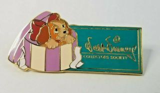 Walt Disney Collectors Society Lady And The Tramp Pin 1999