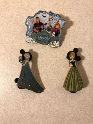 Disney Princess Elsa And Anna Frozen Trading Pins