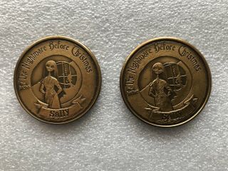2 Sally Haunted Mansion Coins