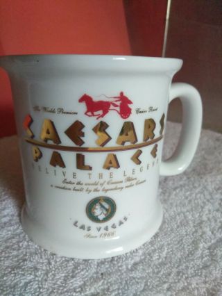 Caesars Palace Casino Las Vegas Relive The Legend Porcelain Coffee Cup/mug 37