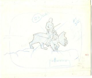 He - Man/she - Ra Masters Of The Universe Layout Art He - Man And Battle Cat