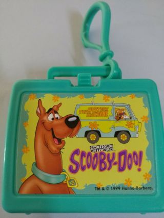 Vintage Scooby Doo Box Keychain Change Purse 1999 Mystery Machine