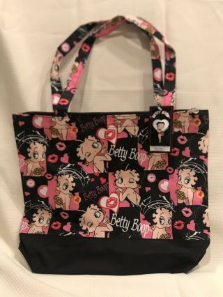 Betty Boop - Nwt Large 16” Tote Bag