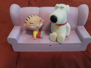 Family Guy Tv Talker Stewie And Brian Sitting On A Couch 2006
