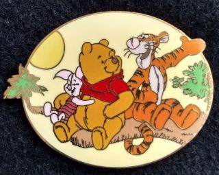 Pooh,  Piglet,  Tigger Seasons Series Summer On A Tree Limb Disney Pin