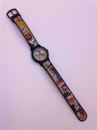 Disney Store Exclusive Mickey Minnie Donald Duck Goofy & Pluto Quartz Watch 2