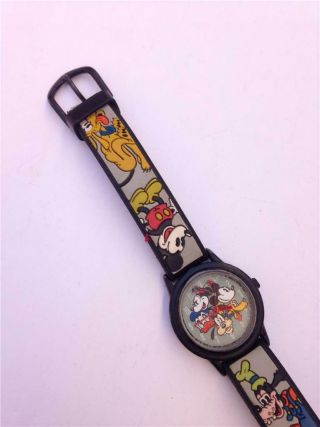 Disney Store Exclusive Mickey Minnie Donald Duck Goofy & Pluto Quartz Watch 3