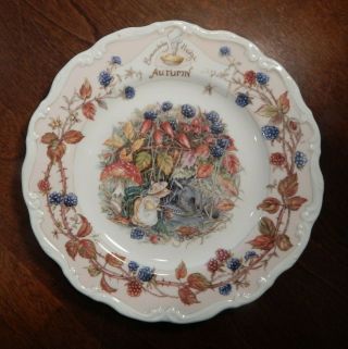 Royal Doulton Brambly Hedge " Autumn " Salad Plate 8 " Made In England