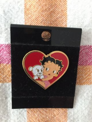 Betty Boop Pin With Her Dog Pudgy