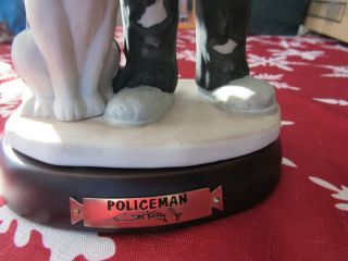 Flambro Professional Series Emmett Kelly Jr.  Porcelain Figure - Policeman Clown 3