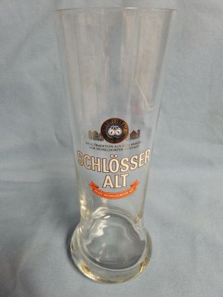 Schlosser Alt Echt Dusseldorfer Alt German Beer 0.  3 Liter Rastal Glass