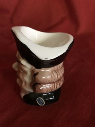 Vintage Egg Cup Holder Figure Head Captain Porcelain 2