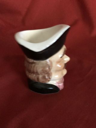 Vintage Egg Cup Holder Figure Head Captain Porcelain 3