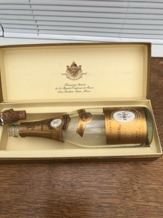 Louis Roederer Cristal Champagne Empty Bottle & Box