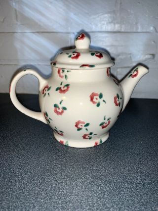 Vintage Tea Pot Floral Desigh One Cup Size Made In Bridgewater England 4 Inch
