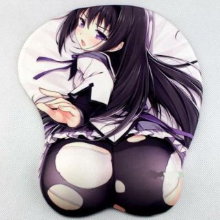 Japanese Anime Girl Soft Buttocks 3d Mouse Pad Mat With Wrist Rest Play Mat Hot