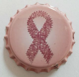 100 Breast Cancer Pink Home Brew Beer Bottle Crown Caps