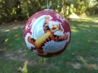 Disney Winnie The Pooh Tigger Christmas Tree Round Bulb Ball Ornament