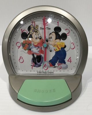 Walt Disney Company Fd 365 S Mini Mickey Mouse Alarm Clock (movement Japan)