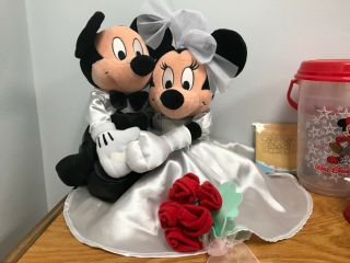 Mickey And Minnie Disney Wedding Plush Disney Store Exclusive