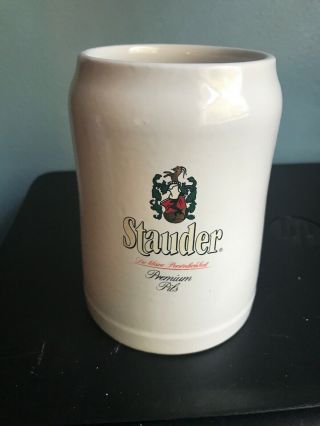 Stauder Pils Beer Stein Mug Die Kleine Personlichkeit Cream White Ccrate6 - 912l