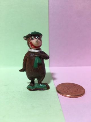 Marx Tv Tinykins Yogi Bear Miniature Plastic Figure Hanna Barbera Character