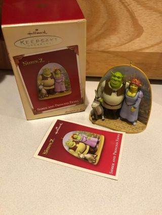 Hallmark Ogre Shrek And Princess Fiona Donkey 2005 Ornament