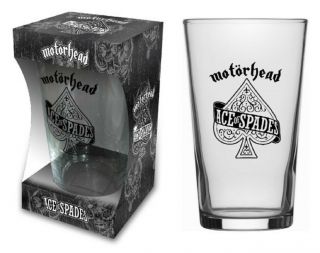 Motorhead Ace Of Spades Boxed Beer Glass
