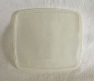 Sheer Tupperware Tupper 310 - 12 Replacement Lid - For Square Round