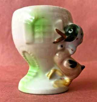 VINTAGE EGG CUP WITH A DUCK 2