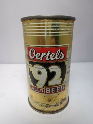 Oertels 92 Lager Flat Top Beer Can 104 - 2 Louisville,  Kentucky