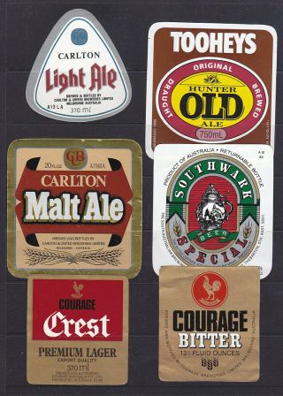 Beer Labels: Six Different Types All In