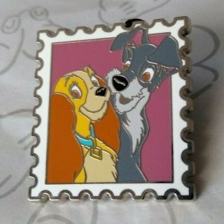 Lady And The Tramp Magical Mystery Series 10 Postage Stamp Disney Pin 117960