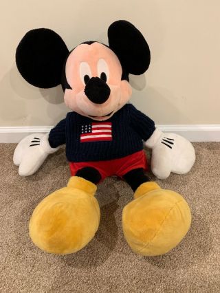 Disney Mickey Mouse Plush 30” Stuffed Animal Toy Jumbo Large Figure