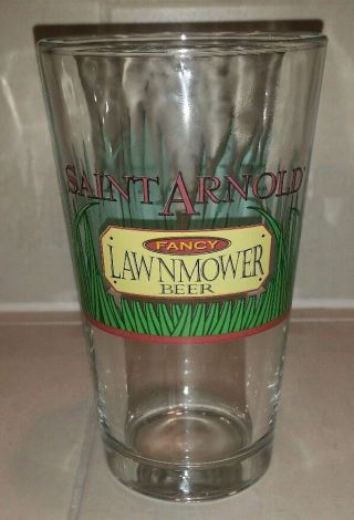 Saint Arnold Brewing Co.  Texas Brewery Fancy Lawnmower Beer 16 Oz.  Pint Glass