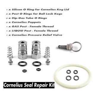 Cornelius Style Home Brew Kegs Seal Repair Kit