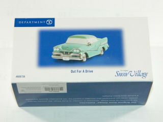 Department 56 Out For A Drive Green 1967 Sedan 808736 Dept Snow Village