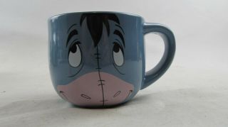 Disney Store Eeyore Large Ceramic Coffee Mug Cup Face