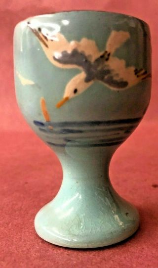 Vintage Egg Cup With A Seagull Made In England.