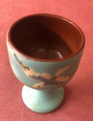 VINTAGE EGG CUP WITH A SEAGULL MADE IN ENGLAND. 2