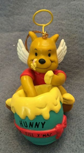 Disney Grolier Angel Winnie The Pooh Christmas Ornament Mib
