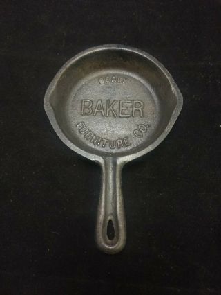 Vintage Sealy Furniture - Baker Advertising Cast Iron Skillet 7