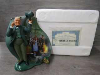 That Man Behind The Curtain Bradford Exchange Wizard Of Oz Sculpture With