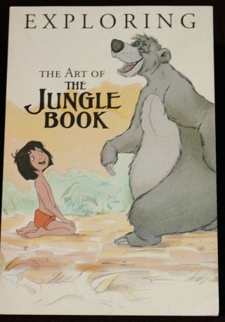 Walt Disney Animation Art 1992 Brochure The Jungle Book Frank & Ollie Archives