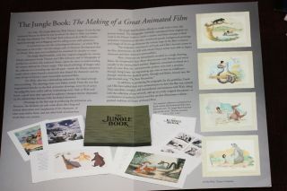 Walt Disney Animation Art 1992 BROCHURE The Jungle Book Frank & Ollie Archives 3