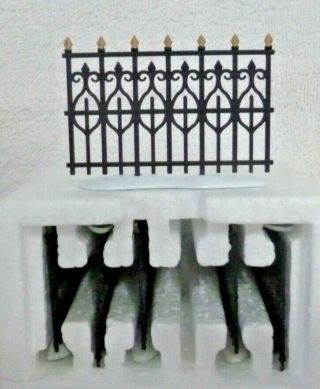 Dept 56 Village Accessories Wrought Iron Fence Extensions Set of 6 - 52531 2