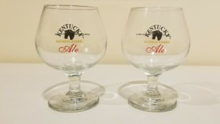 Set Of 2 Kentucky Bourbon Barrell Ale Beer Glasses