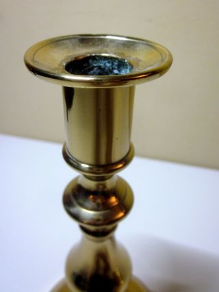 Vintage Antique Brass Push Up Candlestick Holder 8 